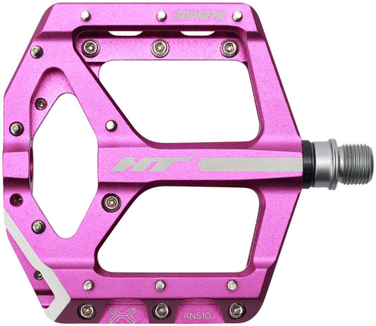 HT Components ANS10 Pedals - Platform Aluminum 9/16" Purple-Goodwynn's