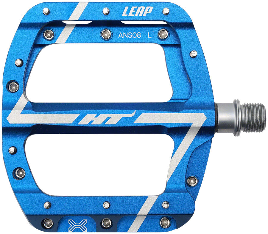 HT Components ANS08 Leap Platform Pedals Body: Aluminum Spindle: Cr-Mo 9/16 Blue Pair-Goodwynn&#39;sGoodwynn&#39;s