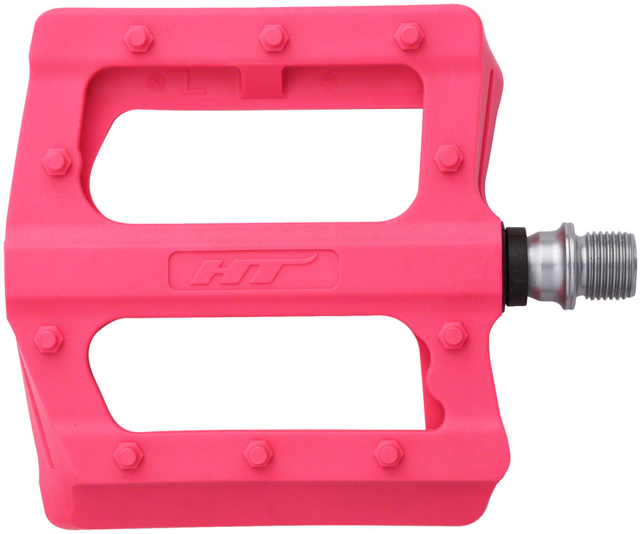 HT Components PA12 Pedals - Platform Composite 9/16" Neon Pink-Goodwynn&#39;sGoodwynn&#39;s