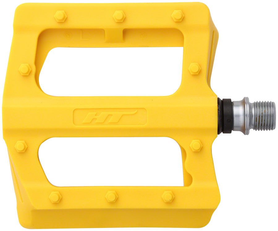 HT Components PA12 Pedals - Platform Composite 9/16" Yellow-Goodwynn&#39;sGoodwynn&#39;s