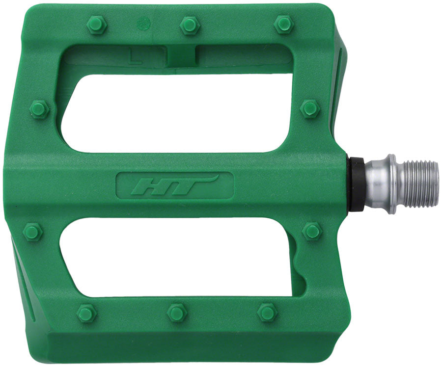 HT Components PA12 Pedals - Platform Composite 9/16" Green-Goodwynn&#39;sGoodwynn&#39;s