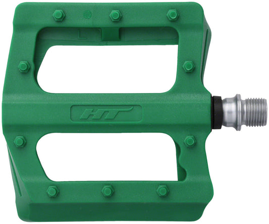 HT Components PA12 Pedals - Platform Composite 9/16" Green-Goodwynn's