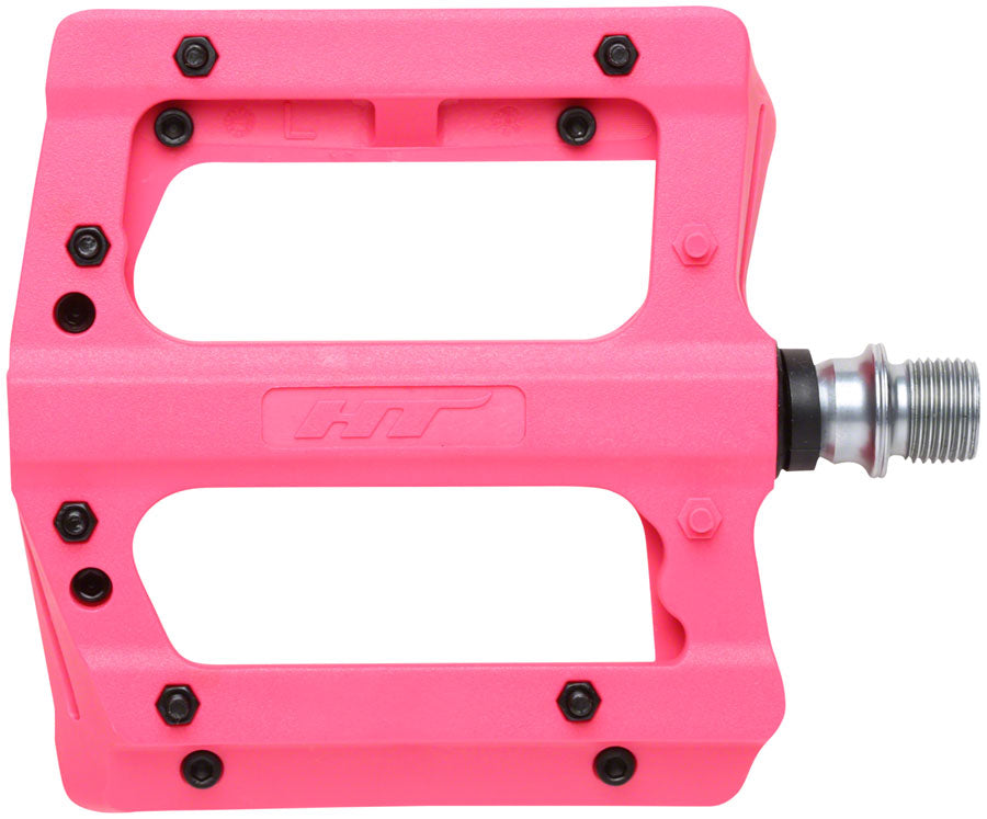 HT Components PA12A Pedals - Platform Composite 9/16" Neon Pink-Goodwynn&#39;sGoodwynn&#39;s