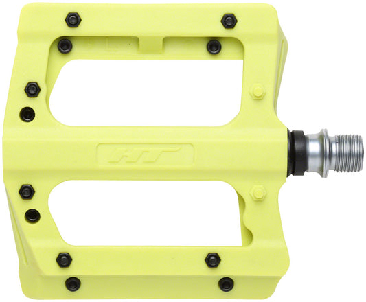 HT Components PA12A Pedals - Platform Composite 9/16" Neon Green-Goodwynn's