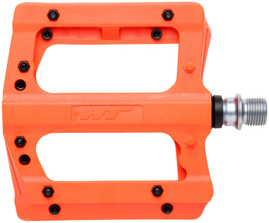 HT Components PA12A Pedals - Platform Composite 9/16" Orange-Goodwynn's