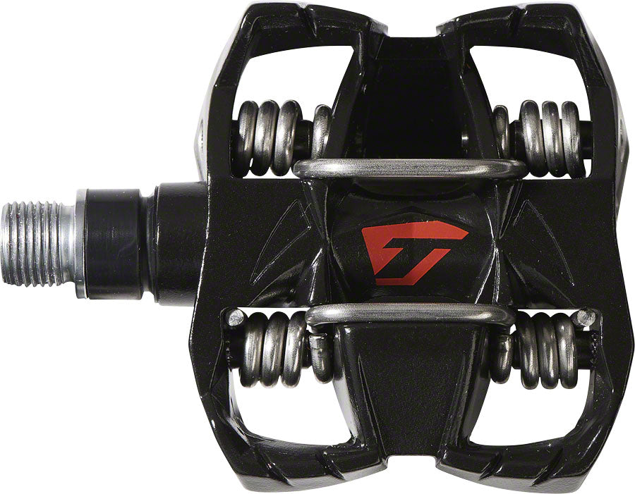 Time ATAC DH 4 Pedals - Dual Sided Clipless Platform Aluminum 9/16" BLK/Red-Goodwynn&#39;sGoodwynn&#39;s