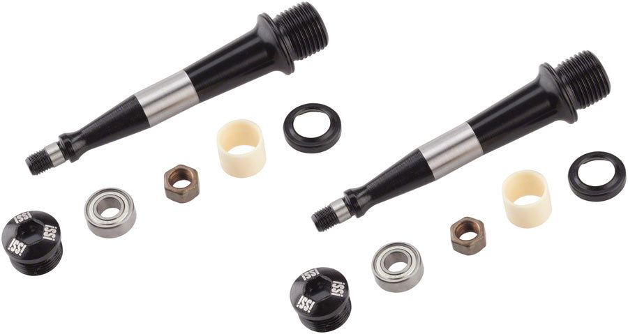 iSSi Bushing and Bearing Spindle Rebuild Kit: Standard Length (52.5mm) Black