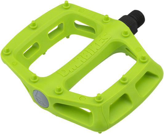 DMR V6 Pedals - Platform Plastic 9/16" Green-Goodwynn's