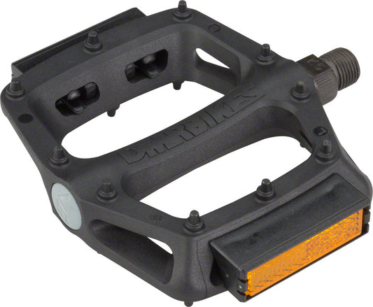 DMR V6 Pedals - Platform Plastic 9/16" Black with Reflectors-Goodwynn's