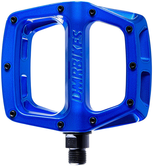 DMR V8 Pedals - Platform Aluminum 9/16" Electric Blue-Goodwynn's