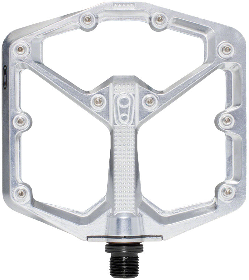 Crank Brothers Stamp 7 Pedals - Platform Aluminum 9/16" High Polish Silver Large