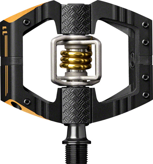 Crankbrothers Mallet Enduro 11 Pedals - Dual Sided Clipless Aluminum 9/16" BLK/Gold-Goodwynn's