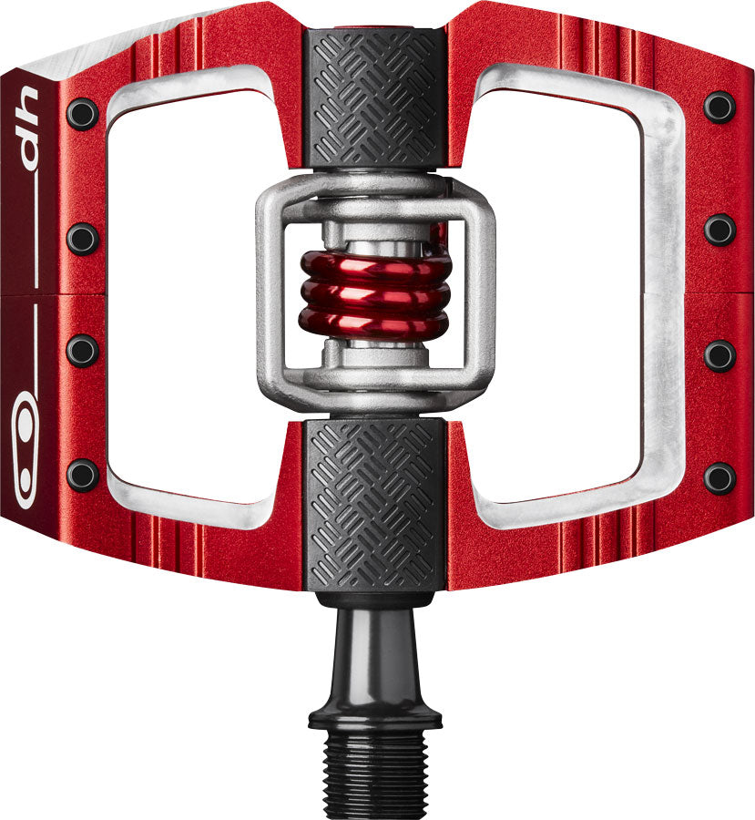 Crank Brothers Mallet DH Pedals - Dual Sided Clipless Platform Aluminum 9/16" Red