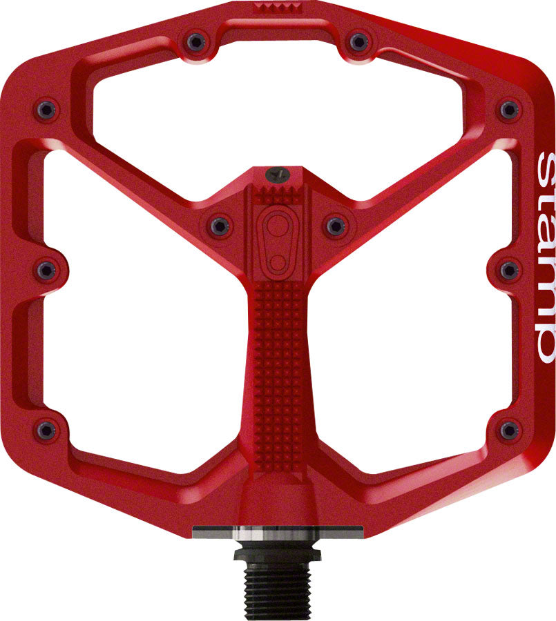 Crankbrothers Stamp 7 Pedals - Platform Aluminum 9/16" Red Large-Goodwynn&#39;sGoodwynn&#39;s