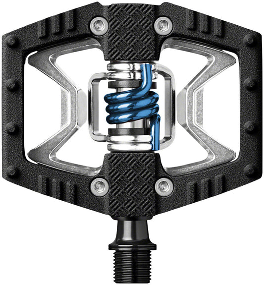 Crankbrothers Double Shot 2 Pedals - Single Side Clipless Platform Aluminum 9/16" BLK-Goodwynn's