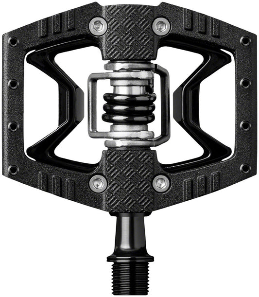 Crankbrothers Double Shot 3 Pedals - Single Side Clipless Platform Aluminum 9/16" BLK-Goodwynn's