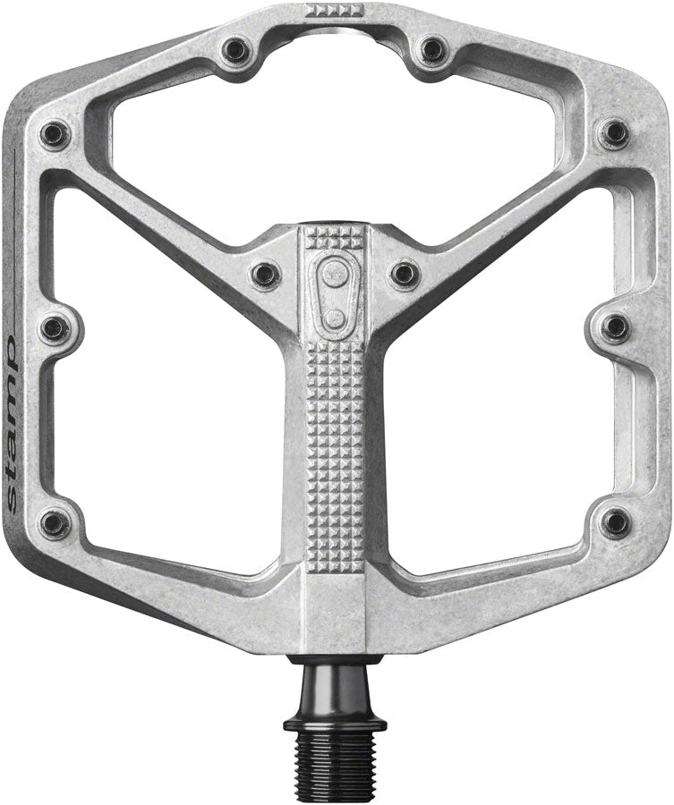 Crankbrothers Stamp 2 Pedals - Platform Aluminum 9/16" Raw Silver Large-Goodwynn&#39;sGoodwynn&#39;s