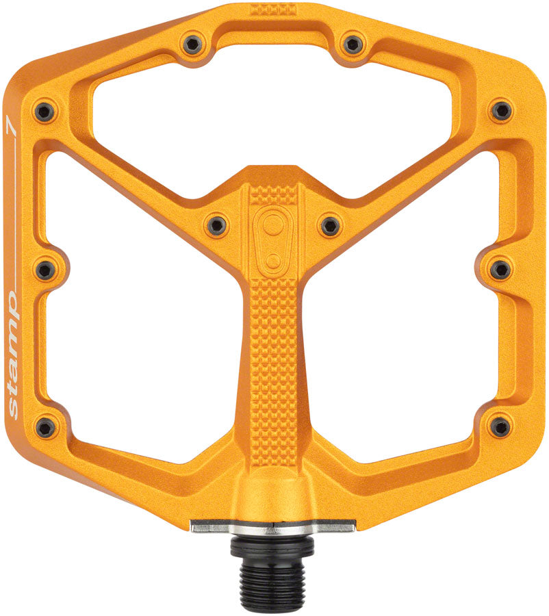 Crankbrothers Stamp 7 Pedals - Platform Aluminum 9/16" Orange Large-Goodwynn&#39;sGoodwynn&#39;s