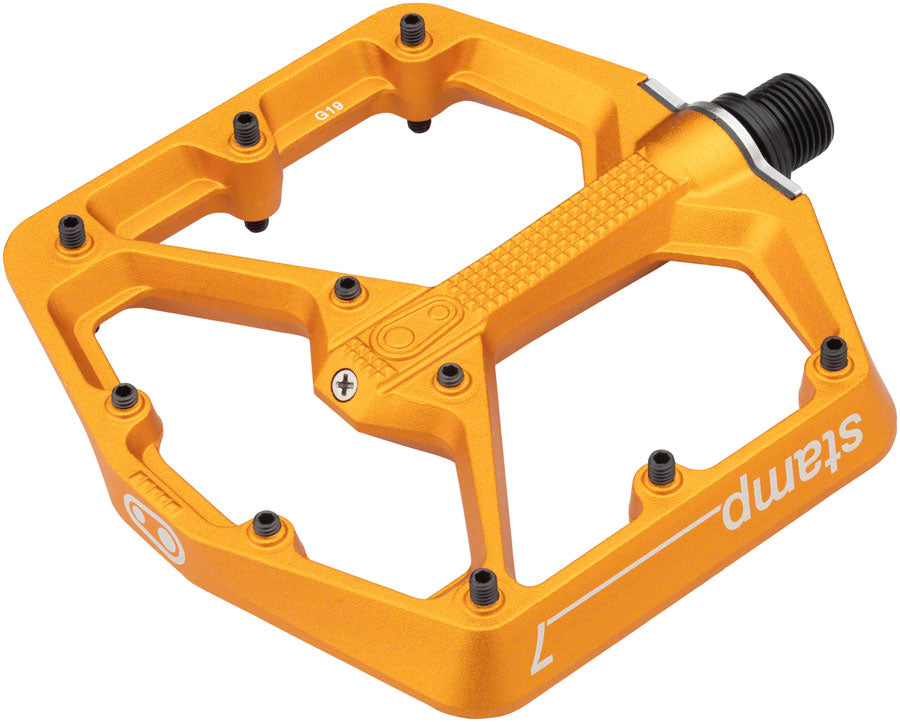 Crankbrothers Stamp 7 Pedals - Platform Aluminum 9/16" Orange Large-Goodwynn&#39;sGoodwynn&#39;s