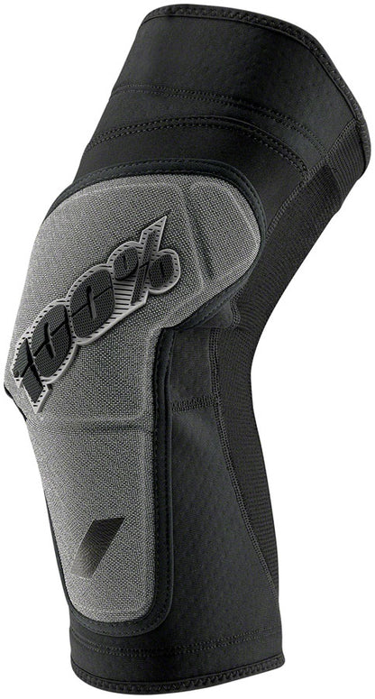 100% Ridecamp Knee Guards - Black/Gray Large