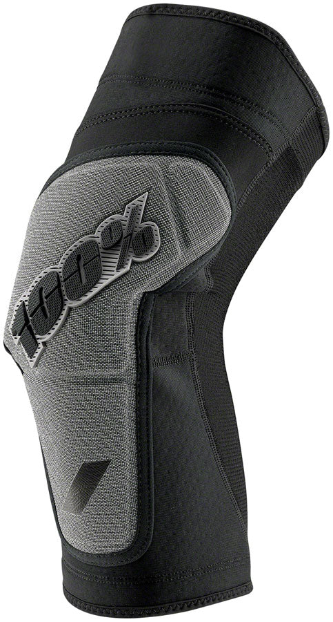 100% Ridecamp Knee Guards - Black/Gray Large-Goodwynn's