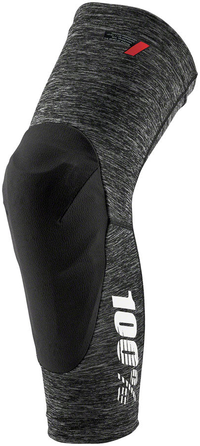 100% Teratec Knee Guards - Gray/Black Small