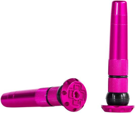 Muc-Off Stealth Tubeless Puncture Plugs Tire Repair Kit - Bar-End Mount Pink Pair-Goodwynn's