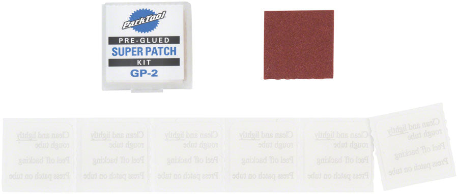 Park Tool Glueless Patch Kit: Carded and Sold as Each