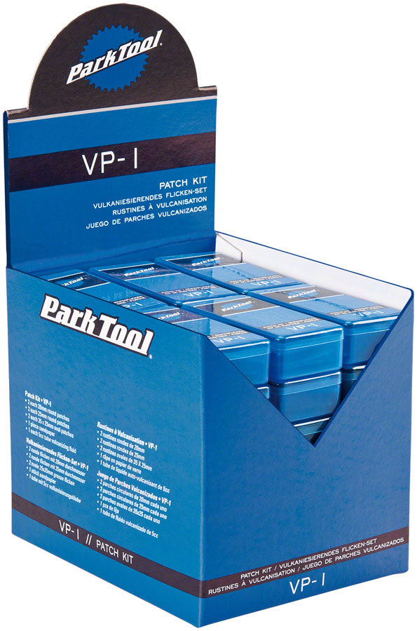 Park Tool Vulcanizing Patch Kit: Display Box with 36 Individual Kits-Goodwynn&#39;sGoodwynn&#39;s