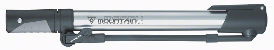 Topeak Mountain Morph Mini Pump - 160psi Silver/Black-Goodwynn&#39;sGoodwynn&#39;s