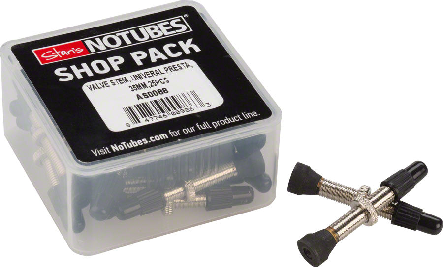 Stans NoTubes Brass Valve Stems - 35mm 25-pack