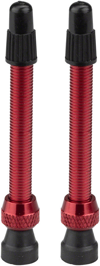 Stans NoTubes Alloy Valve Stems - 55mm Pair Red-Goodwynn&#39;sGoodwynn&#39;s