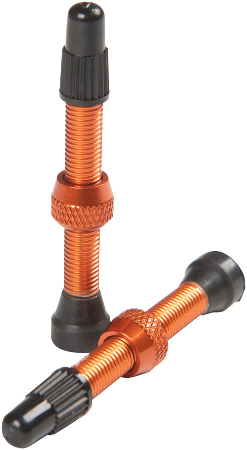 Stans NoTubes Alloy Valve Stems - 44mm Pair Orange-Goodwynn&#39;sGoodwynn&#39;s