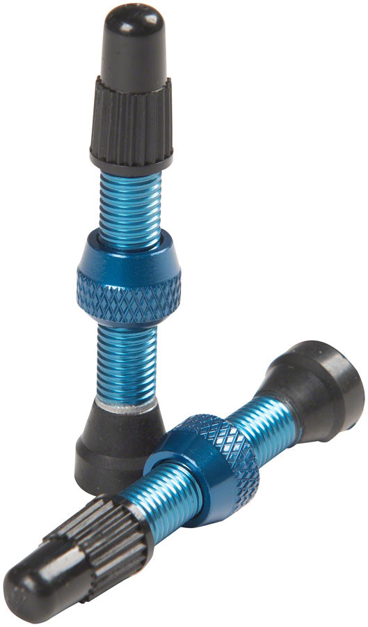 Stans NoTubes Alloy Valve Stems - 35mm Pair Blue-Goodwynn&#39;sGoodwynn&#39;s