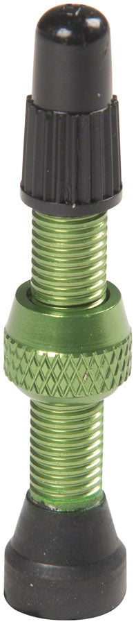 Stans NoTubes Alloy Valve Stems - 35mm Pair Green