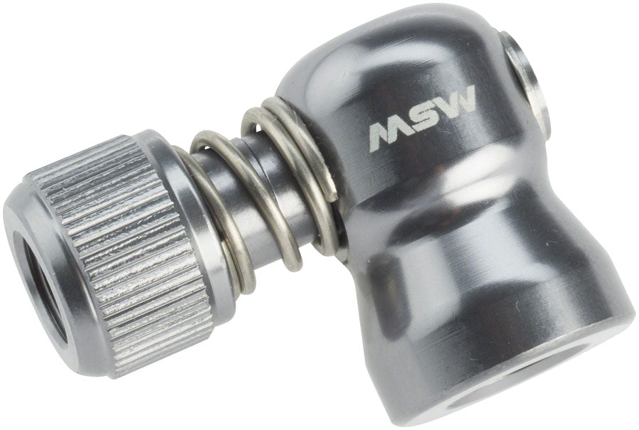 MSW Windstream Push 100 Inflator Head Silver-Goodwynn&#39;sGoodwynn&#39;s