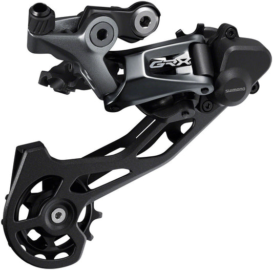 Shimano GRX RD-RX810 Rear Derailleur - 11-Speed Long Cage BLK With Clutch For 1x 2x 34t Low Sprocket Max-Goodwynn's