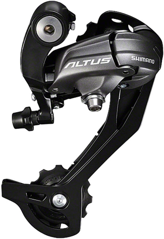 Shimano Altus RD-M370-SGS Rear Derailleur - 9 Speed Long Cage Black-Goodwynn's