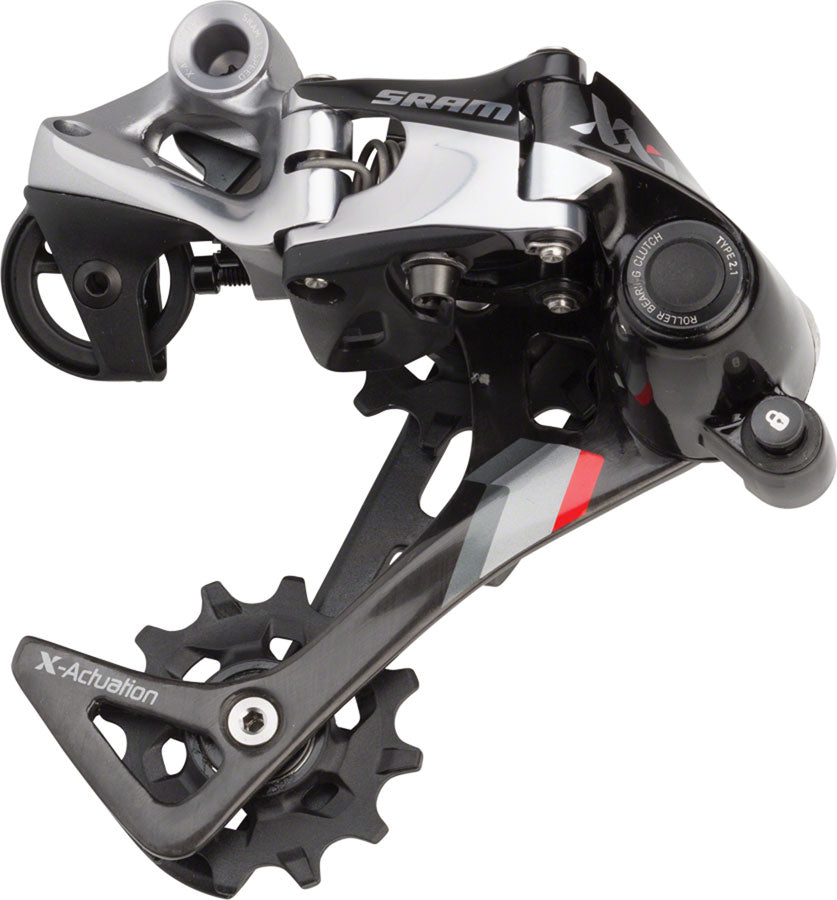 SRAM XX1 Rear Derailleur - 11 Speed Medium Cage Black/Red-Goodwynn&#39;sGoodwynn&#39;s