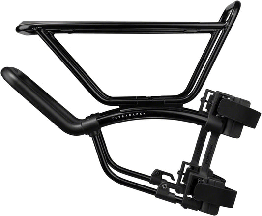 Topeak TetraRack M1 Front Rack for MTB - Fork Blade Strap Mount Black-Goodwynn's