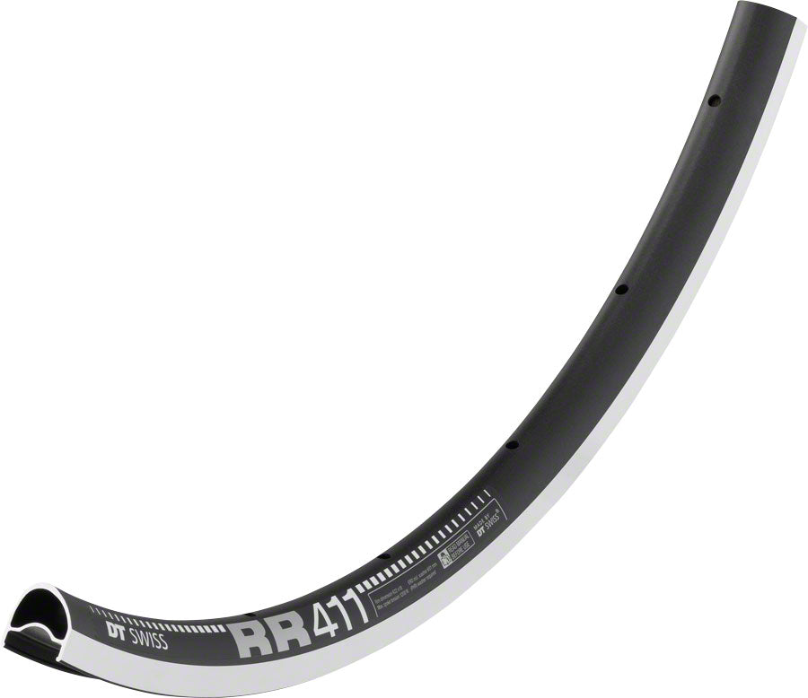 DT Swiss RR 411 Rim - 700 Rim Black 32H Asymmetric-Goodwynn&#39;sGoodwynn&#39;s