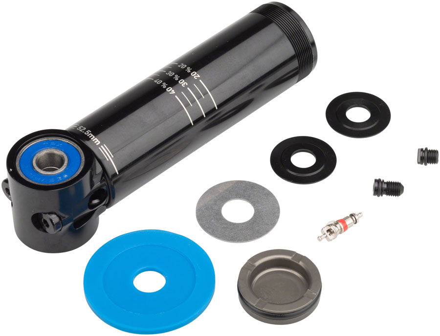 RockShox Rear Shock Damper Body IFP - Bearing Eyelet 50mm stroke 55mm plus 5mm Travel Spacer Deluxe A1 Super Deluxe A1 Fast BLK