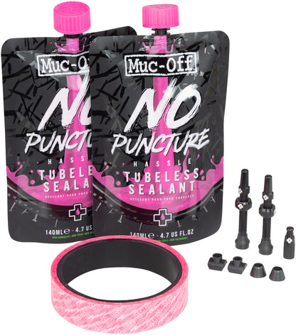 Muc-Off Ultimate Tubeless Kit - DH/Trail/Enduro 30mm Tape 44mm Valves