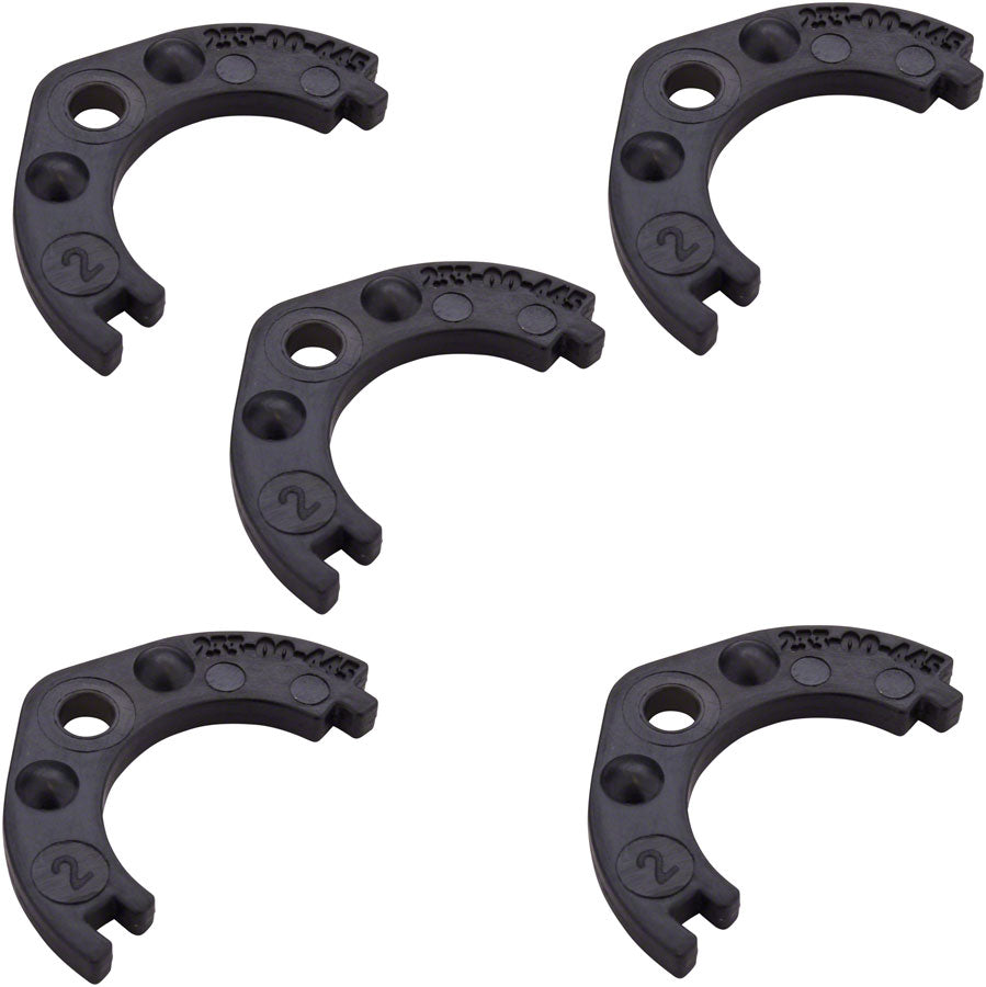 FOX Travel Spacers - 2022 DHX 2.5mm Quantity 10 (5 Pair)