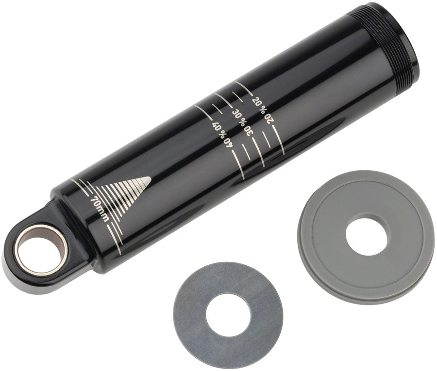 RockShox Rear Shock Damper Body - Standard Eyelet 70mm w/ Hydraulic Bottom Out 5mm Travel Spacer Super Deluxe C1+ 2023+