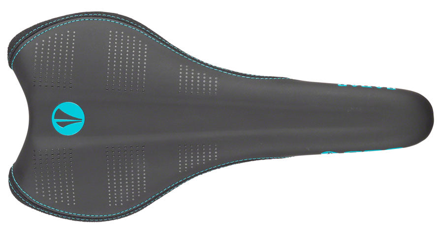 SDG Radar Mtn Saddle Ti-Alloy Rails - Turquoise/Black