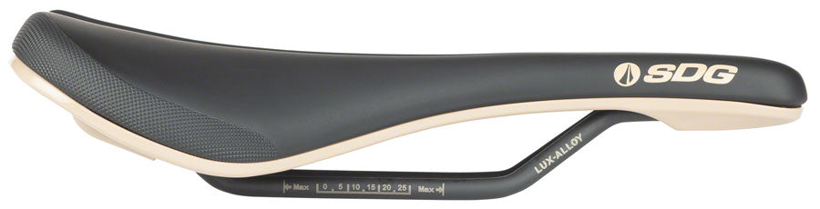 SDG Components Bel-Air V3 Lux-Alloy Saddle 260 x 140mm Unisex 236g Black/Tan-Goodwynn&#39;sGoodwynn&#39;s