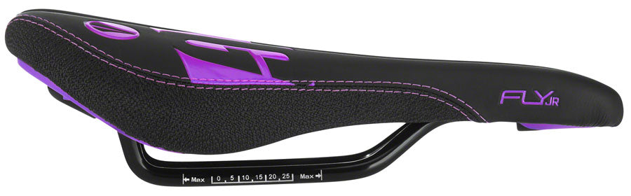 SDG Fly Jr Saddle Steel Rails - Blk/Purple-Goodwynn&#39;sGoodwynn&#39;s