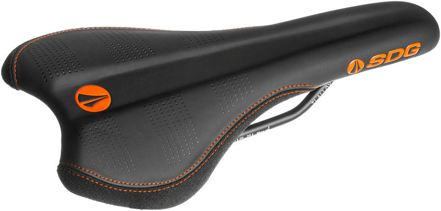 SDG Radar Saddle - Titanium Alloy Black/Orange-Goodwynn&#39;sGoodwynn&#39;s