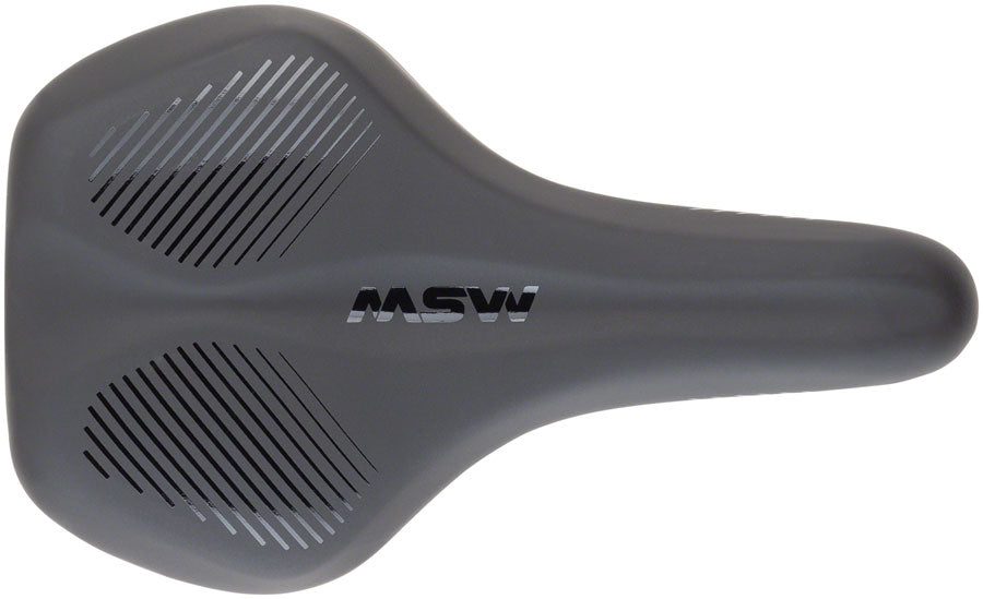 MSW SDL-164 Spin Fitness Saddle - Steel Black